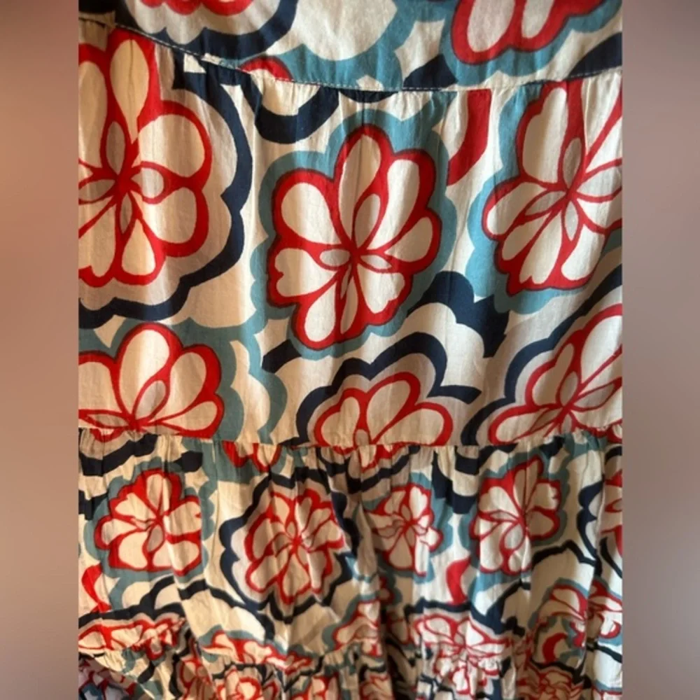 Camaieu Paris size EU 40(US 10/12) peasant Boho tiered hi waist maxi‎ skirt.EUC